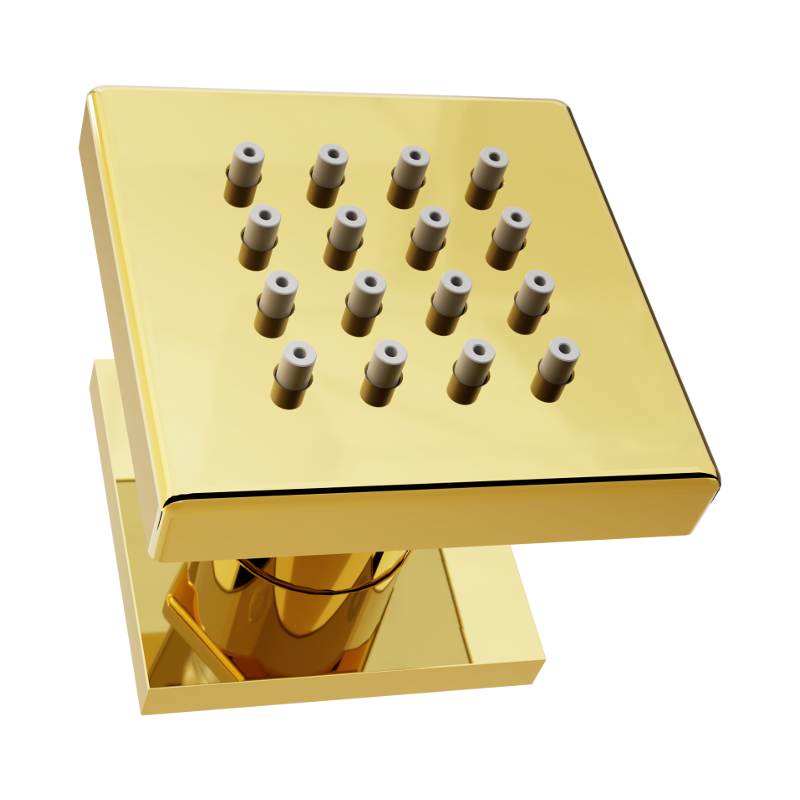 Mexen bočná sprchová hlavica povrchovo montovaná, zlatá - 79360-50