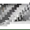 Mexen Lunar sprchové dvere výklopné ľavé 125 cm, priehľadné, matný nikel - 834-125-000-97-00-L
