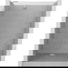Mexen Lunar sprchové dvere kriédne ľavé 135 cm, priehľadné, brúsený nikel - 834-135-000-97-00-L