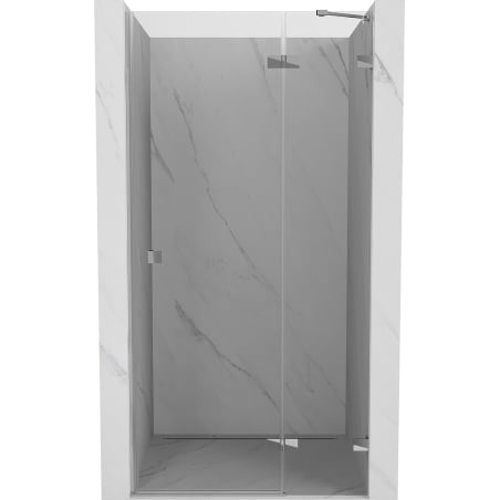 Mexen Lunar sprchové dvere s pravým otváraním 125 cm, transparentné, chróm - 834-125-000-01-00-P