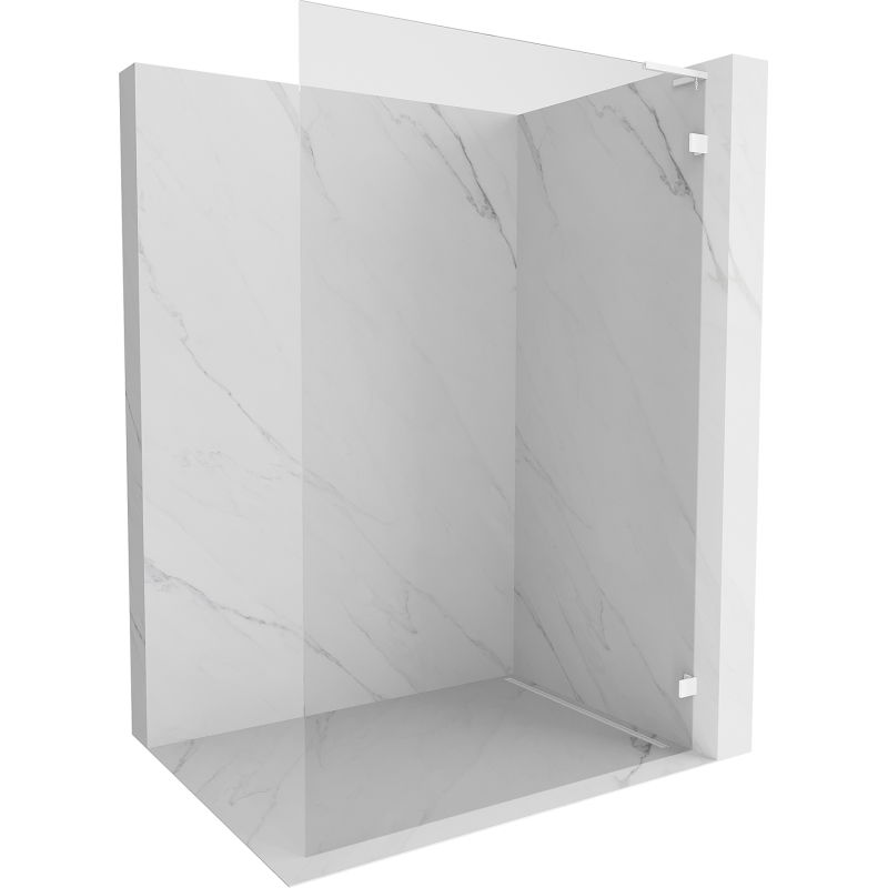 Mexen Lunar L sprchová stena Walk-in pravá 70 x 200 cm, transparentné 8 mm, biela - 830L-070-000-20-00-P