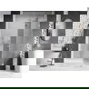 Mexen Lunar sprchové dvere pravé 135 cm, priehľadné, chróm - 834-135-000-01-00-P