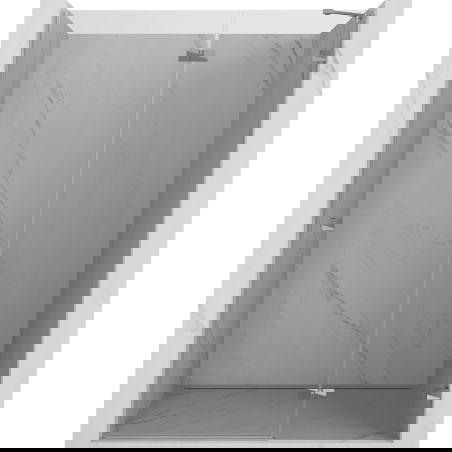 Mexen Lunar sprchové dvere výklopné pravé 140 cm, priehľadné, chróm - 834-140-000-01-00-P