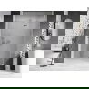 Mexen Lunar sprchové dvere výklopné pravé 140 cm, priehľadné, chróm - 834-140-000-01-00-P