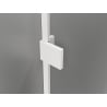 Mexen Lunar sprchové dvere otočné pravé 95 cm, priehľadné, biele - 834-095-000-20-00-P