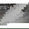 Mexen Kioto voľne stojaca sprchová stena 130 x 200 cm, transparentnéné/biely vzor 8 mm, chrómová - 800-130-002-01-85