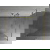 Mexen Kioto voľne stojaca sprchová stena 110 x 200 cm, transparentnéné/biely vzor 8 mm, zlatá - 800-110-002-50-85