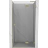 Mexen Lunar sprchové dvere otváracie pravé 75 cm, transparentné, zlaté kartáčované - 834-075-000-55-00-P