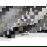 Mexen Lunar sprchové dvere pravé 85 cm, priehľadné, zlaté kartáčované - 834-085-000-55-00-P