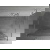 Mexen Kioto voľne stojaca sprchová stena 100 x 200 cm, transparentnéné/biely vzor 8 mm, chrómová - 800-100-002-01-97