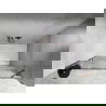 Mexen Lunar sprchové dvere výklopné pravé 135 cm, transparentné, ružové zlato - 834-135-000-60-00-P