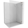 Mexen Lunar L sprchová stena Walk-in pravá 120 x 200 cm, transparentná 8 mm, ružové zlato - 830L-120-000-60-00-P