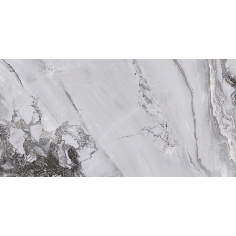 Mexen Limos Grey leštená rektifikovaná dlažba G1, podlahová a stenová dlažba 120 x 60 cm, lesk - TL127-120-060-01