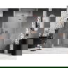 Mexen Lunar sprchové dvere pravé 70 cm, priehľadné, brúsená meď - 834-070-000-65-00-P