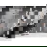 Mexen Lunar sprchové dvere pravé 70 cm, priehľadné, brúsená meď - 834-070-000-65-00-P