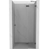 Mexen Lunar sprchové dvere výklopné pravé 95 cm, transparentné, brúsená zbraňová šedá - 834-095-000-66-00-P