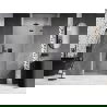 Mexen Lunar sprchové dvere otočné pravé 95 cm, transparentné, gun gray brúsené - 834-095-000-66-00-P