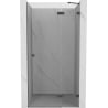 Mexen Lunar sprchové dvere otočné pravé 105 cm, transparentné, gun gray brúsené - 834-105-000-66-00-P