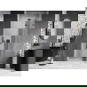 Mexen Lunar sprchové dvere otočné pravé 105 cm, transparentné, gun gray brúsené - 834-105-000-66-00-P
