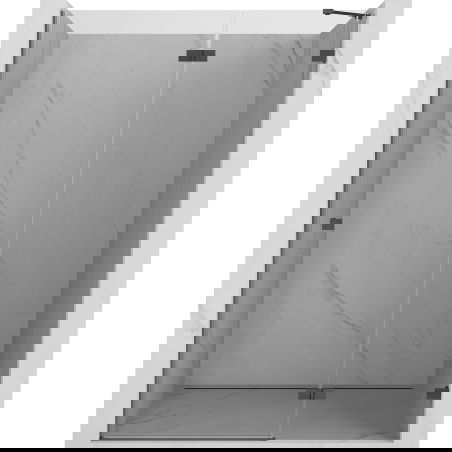Mexen Lunar sprchové dvere otváracie pravé 140 cm, transparentné, brúsená gun gray - 834-140-000-66-00-P