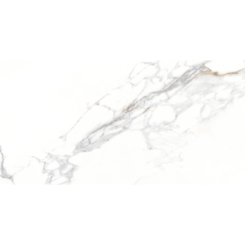 Mexen Agata Biely glazovaný gres rekt. G1, podlahová a stenová dlaždica 120 x 60 cm, lesk - TL144-120-060-00