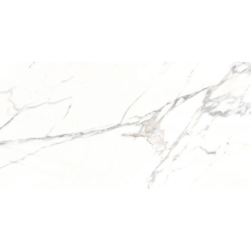 Mexen Agata biela gres glazovaný rekt. G1, podlahová a stenová dlaždica 120 x 60 cm, lesk - TL144-120-060-00