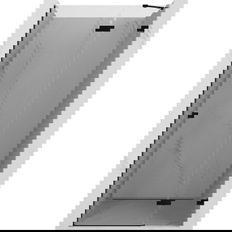Mexen Lunar sprchové dvere otváravé pravé 115 cm, transparentné, čierne - 834-115-000-70-00-P