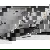 Mexen Lunar sprchové dvere pravé 140 cm, transparentné, gun metal - 834-140-000-95-00-P