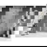 Mexen Lunar sprchové dvere otočné pravé 80 cm, priehľadné, brúsený nikel - 834-080-000-97-00-P