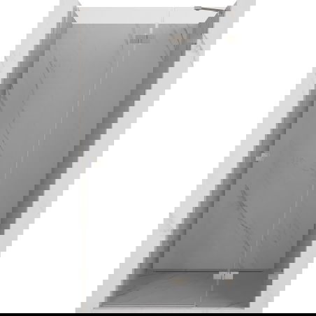 Mexen Lunar sprchové dvere výkyvné pravé 110 cm, transparentné, brúsený nikel - 834-110-000-97-00-P