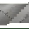 Mexen Lunar sprchové dvere otváracie pravé 140 cm, transparentné, brúsený nikel - 834-140-000-97-00-P