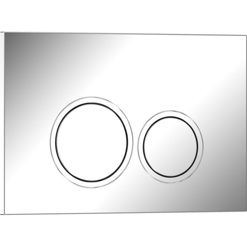 Mexen Tex 01 splachovacie tlačidlo, lesklý chróm - 6101-03