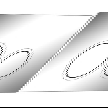 Mexen Tex 01 splachovacie tlačidlo, lesklý chróm - 6101-03