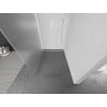 Mexen Kioto sprchová stena Walk-in 120 x 200 cm, matné sklo 8 mm, biela - 800-120-101-20-30