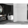 Mexen Kioto sprchová stena Walk-in 120 x 200 cm, matné sklo 8 mm, biela - 800-120-101-20-30