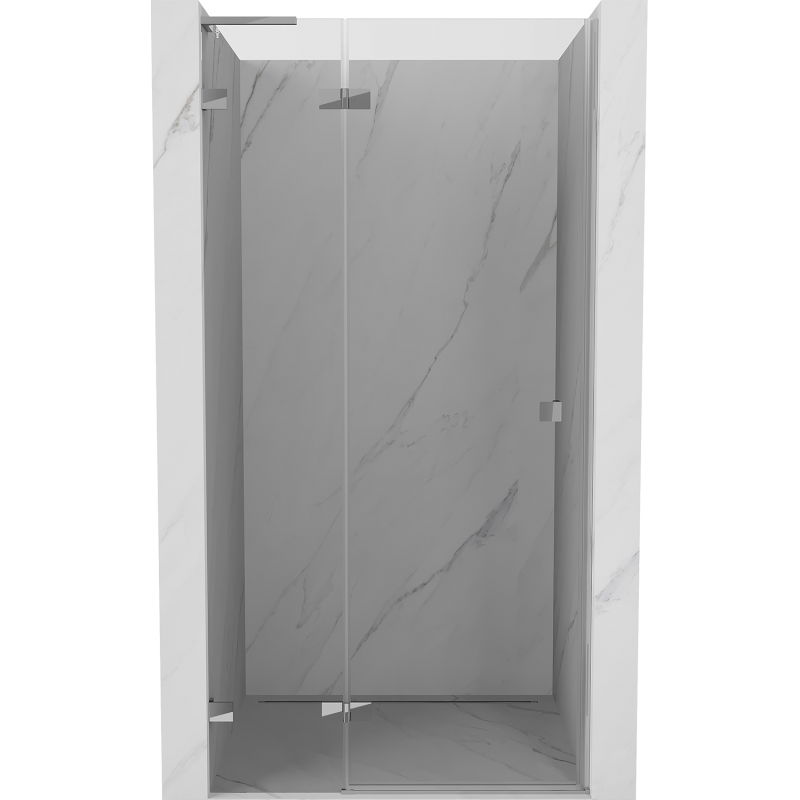Mexen Lunar L sprchové dvere otočné ľavé 85 cm, transparentné, chróm - 834L-085-000-01-00-L