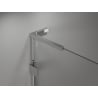 Mexen Lunar L sprchové dvere otočné ľavé 95 cm, transparentné, chróm - 834L-095-000-01-00-L
