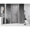 Mexen Lunar L sprchové dvere otočné ľavé 95 cm, transparentné, chróm - 834L-095-000-01-00-L