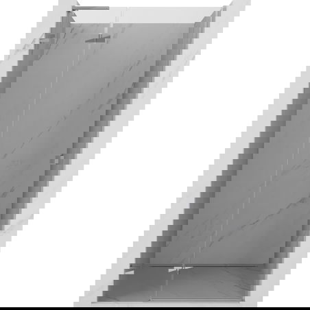 Mexen Lunar L sprchové dvere výklopné ľavé 110 cm, transparentné, chróm - 834L-110-000-01-00-L