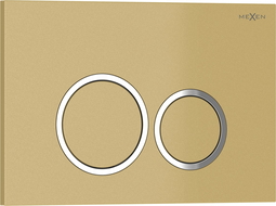 Mexen Tex 01 splachovacie tlačidlo, zlaté - 6101-06