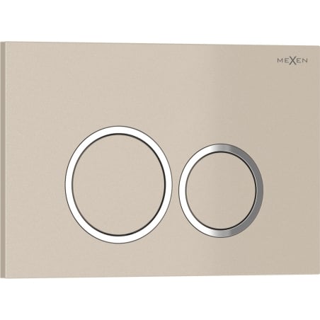 Mexen Tex 01 splachovacie tlačidlo, béžové - 6101-07