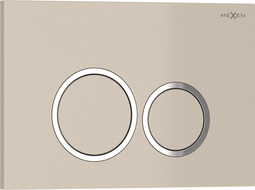 Mexen Tex 01 splachovacie tlačidlo, béžové - 6101-07
