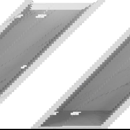 Mexen Lunar L ľavé sprchové dvere, kyvné, 85 cm, transparentné, biele - 834L-085-000-20-00-L