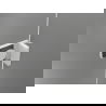 Mexen Lunar L sprchové dvere výkyvné ľavé 140 cm, transparentné, biele - 834L-140-000-20-00-L