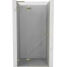 Mexen Lunar L sprchové dvere otváracie ľavé 85 cm, transparentné, zlaté - 834L-085-000-50-00-L