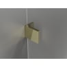 Mexen Lunar L sprchové dvere otváracie ľavé 85 cm, transparentné, zlaté - 834L-085-000-50-00-L