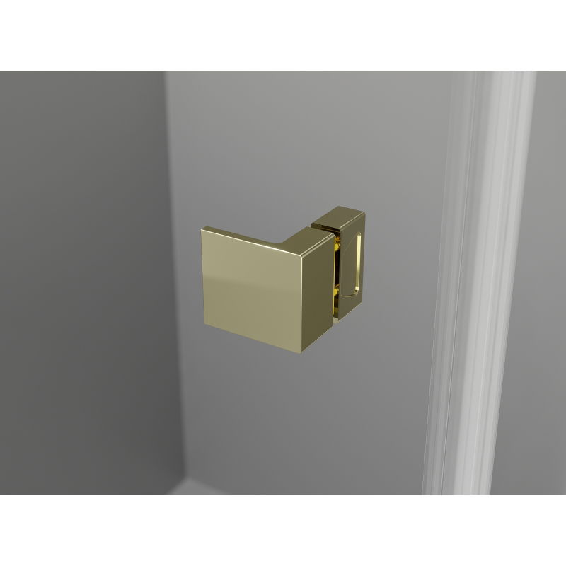 Mexen Lunar L sprchové dvere otvárateľné ľavé 95 cm, priehľadné, zlaté - 834L-095-000-50-00-L