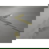 Mexen Lunar L ľavé sprchové dvere 140 cm, transparentné, zlaté - 834L-140-000-50-00-L