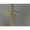Mexen Lunar L sprchové dvere otvárateľné ľavé 95 cm, priehľadné, zlaté kartáčované - 834L-095-000-55-00-L