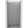 Mexen Lunar L sprchové dvere otváravé ľavé 105 cm, transparentné, zlaté kartáčované - 834L-105-000-55-00-L